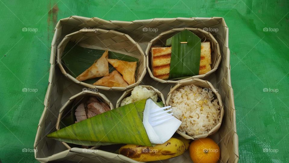 Lunch while trekking in Cambodia - Angkor Wat