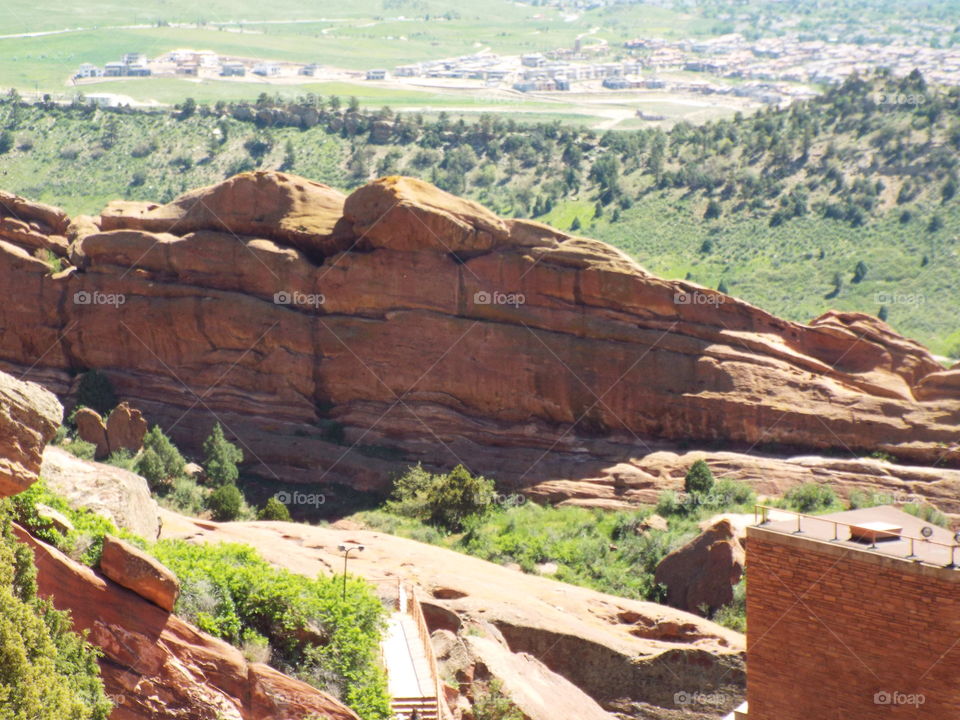 Red rocks amphitheatre.  Colorado