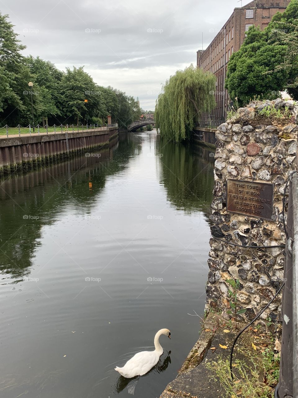 Beautiful, serene river in Norwich