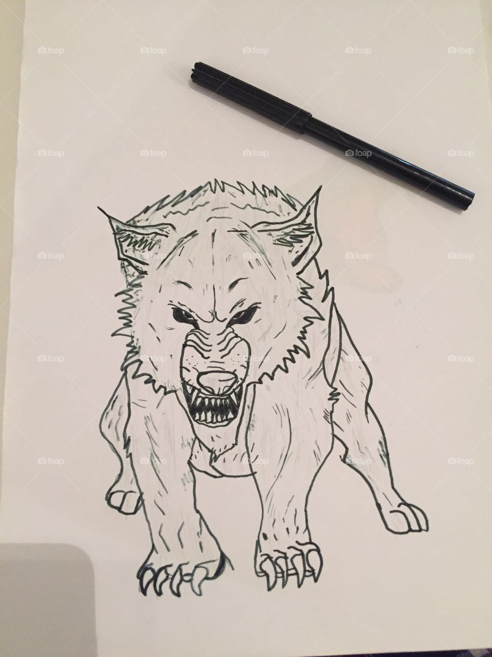 Drawing with my son, giving him nightmares 😂