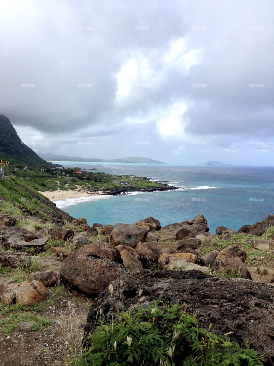 Hawaii coastline picture  