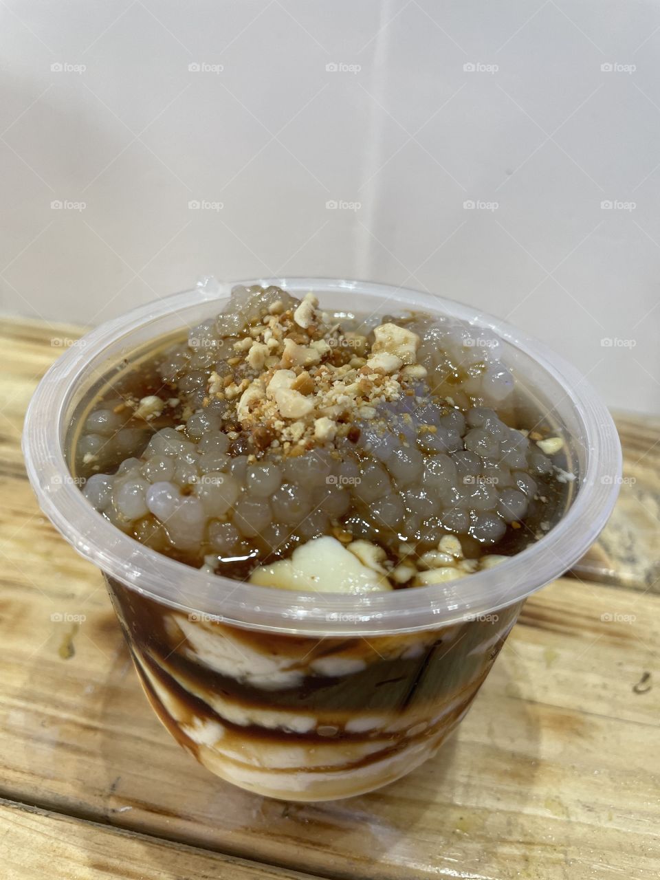 Taho is a Philippine local food made of silken tofu.
