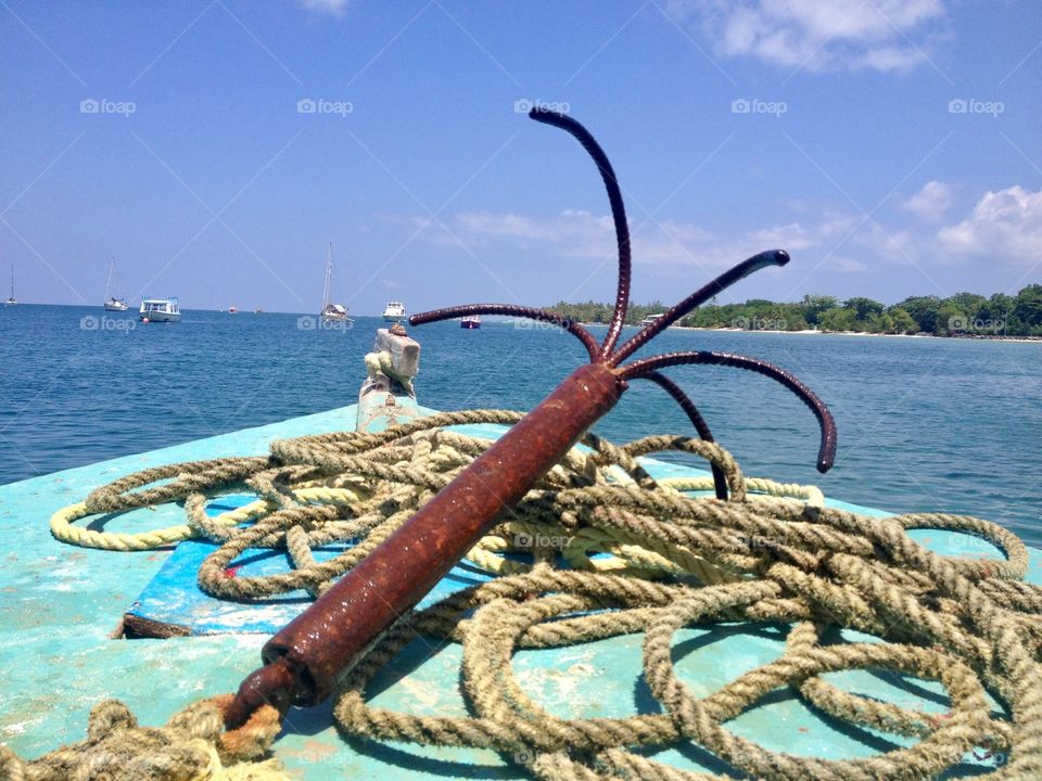 Anchor on Boat