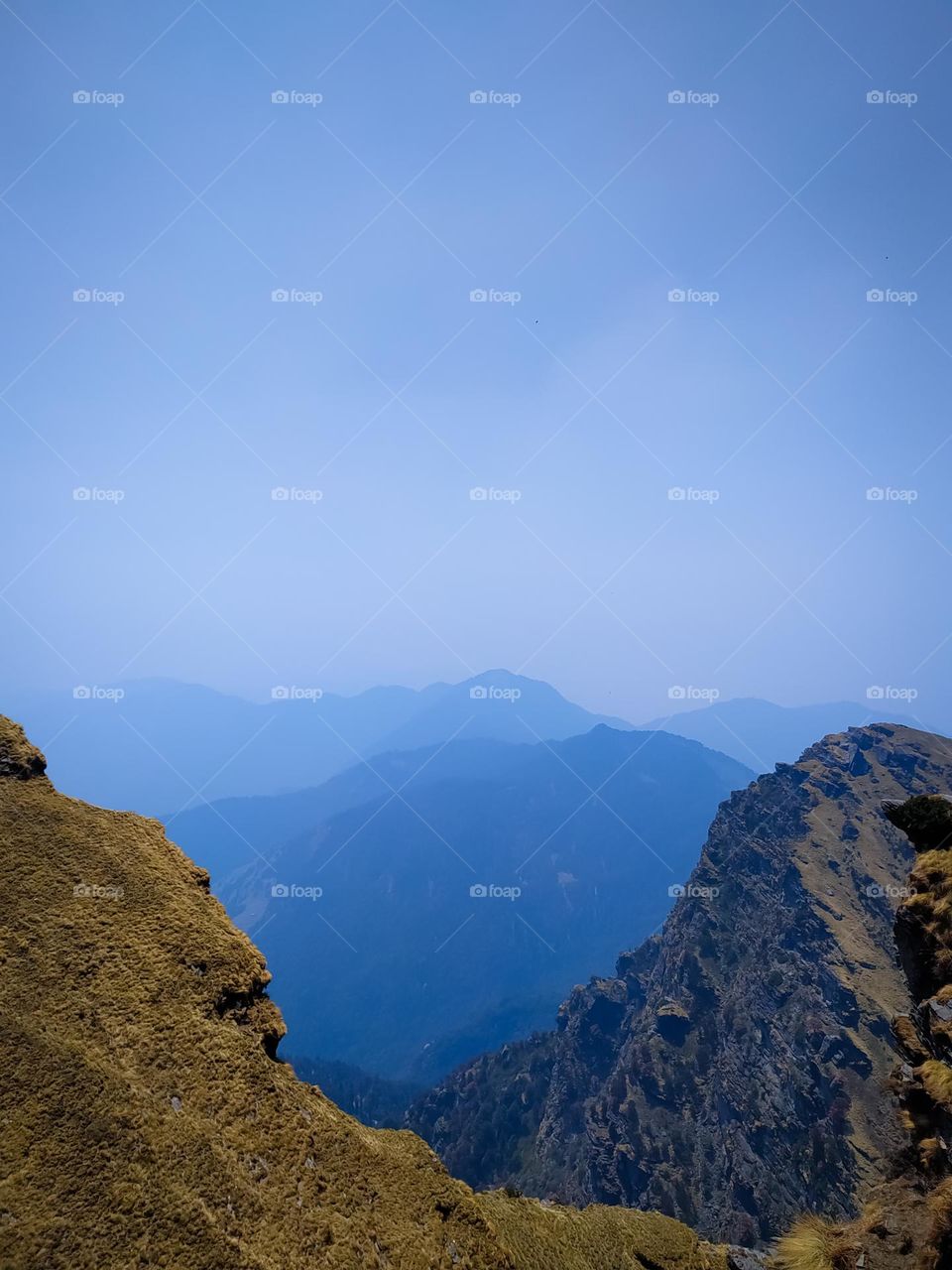 A amazing view from the top of mountain