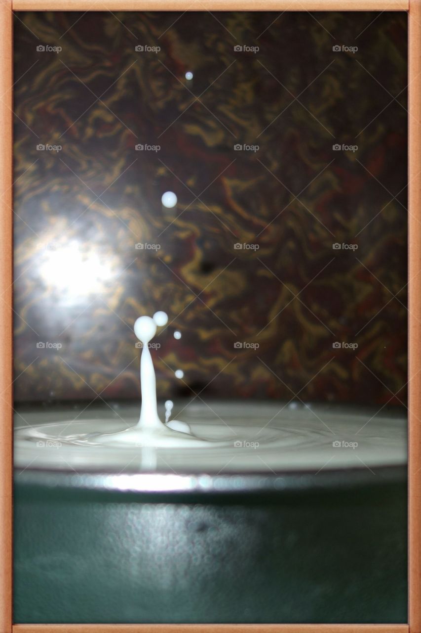 Milk drop image