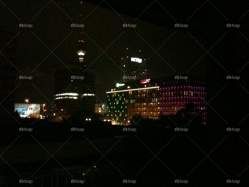Berlin at night