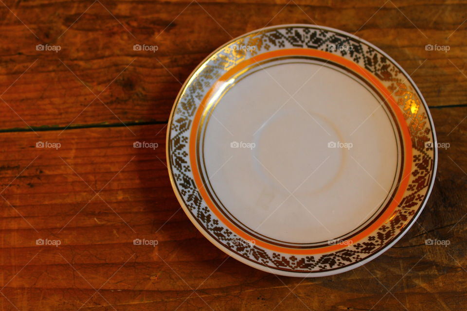 traditional porcelain plate