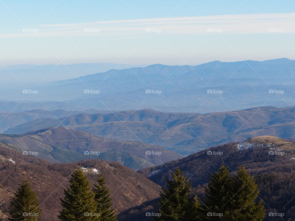 Panorama mountains Kopaonik