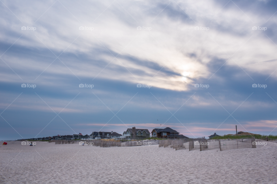 beach ocean sky clouds by stockelements