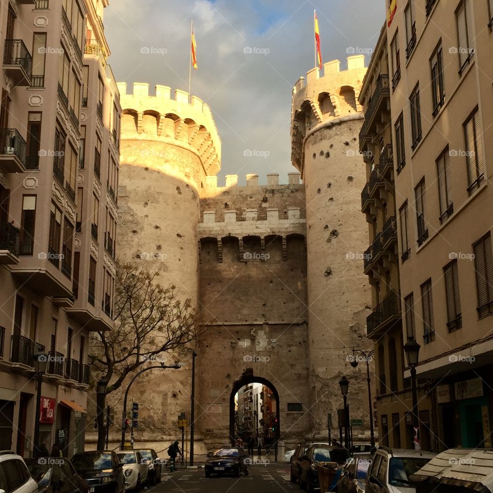 The beautiful city of Valencia, Spain