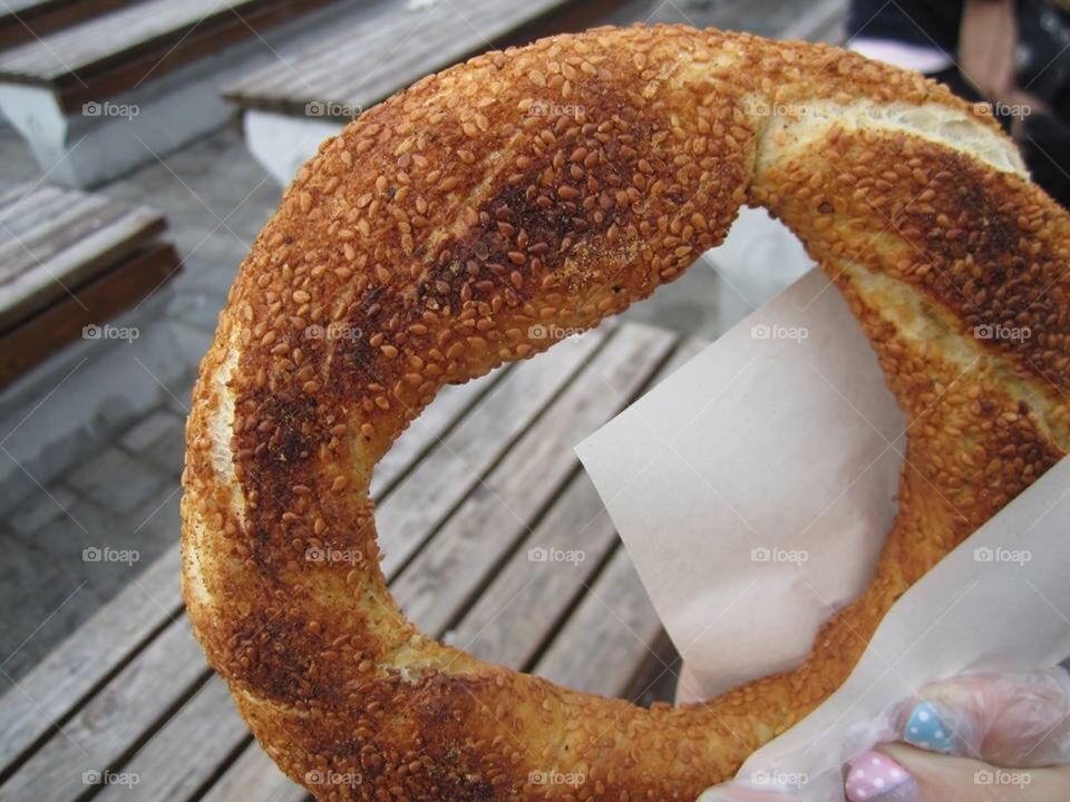 First time trying Turkish bagel