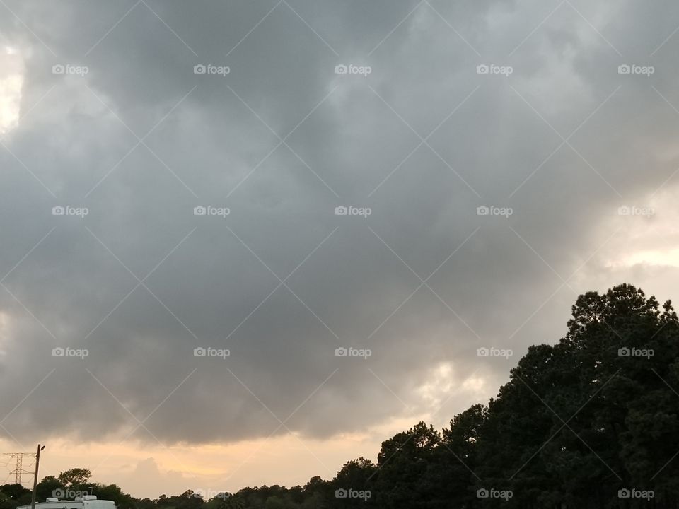 Storm clouds