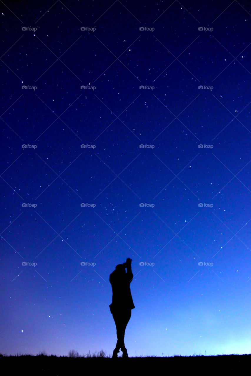 my girlfriend loves night sky