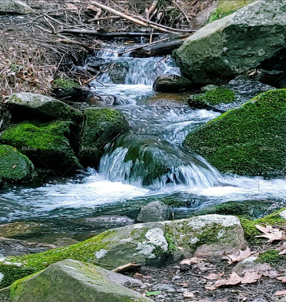 Cascading water!