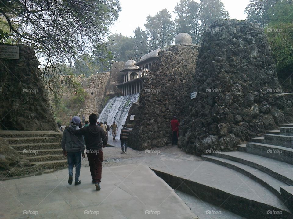 Rock Garden Chandigarh, is a sculpture garden made from waste material- A best tourist spot. Founded by NEK CHAND.