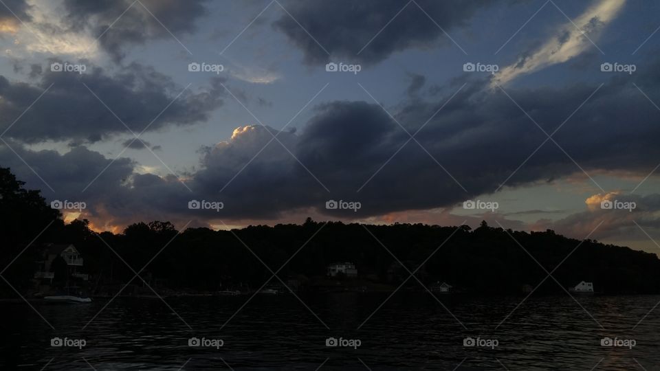 Sunset, Water, Dawn, Landscape, Lake