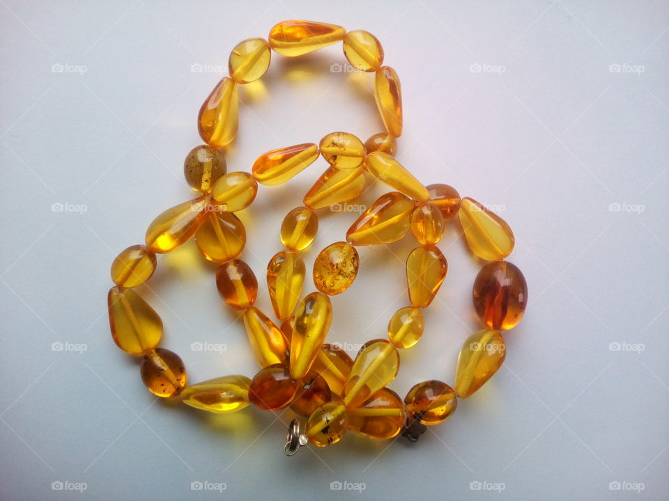 Genuine Baltic amber necklace light yellow, transparent Butterscotch Egg Yolk