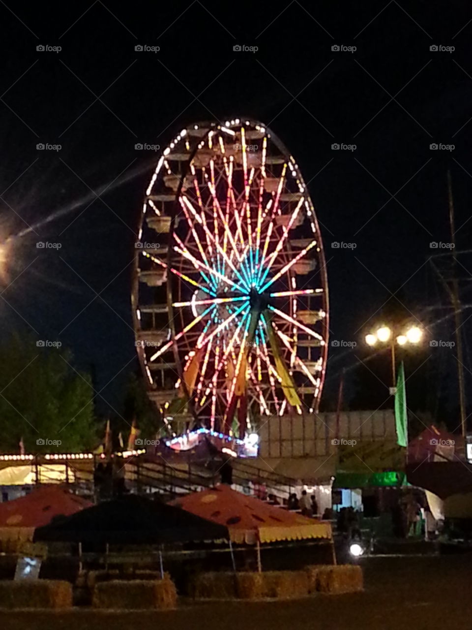 Ferris wheel. Lane County Fair, Eugene,  Oregon