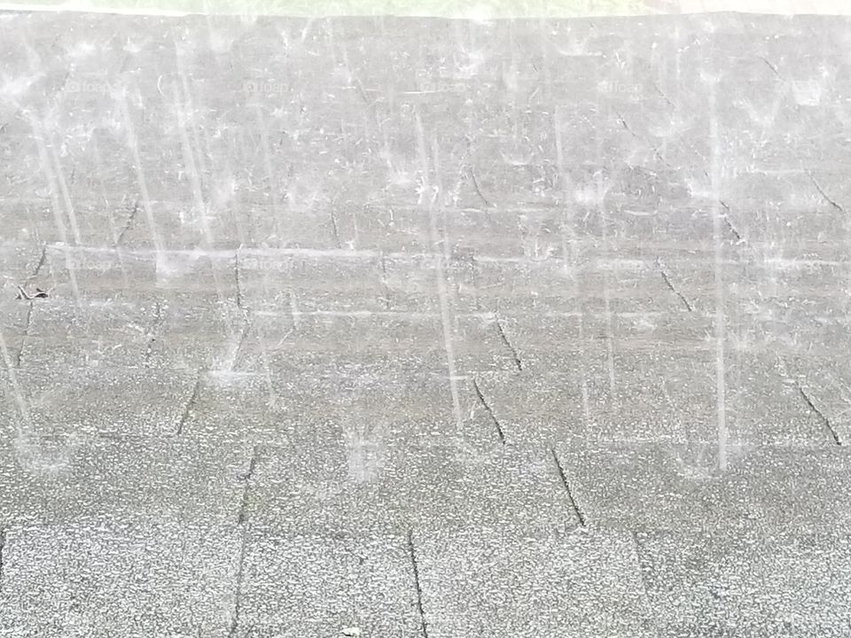 Rain Drops on Roof