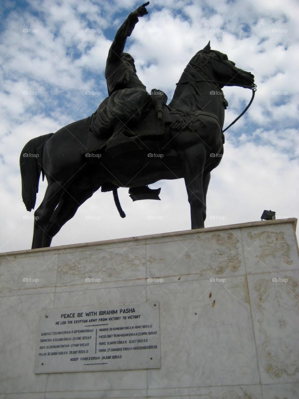 Cairo Monument. Ibrahim Pasha Tribute