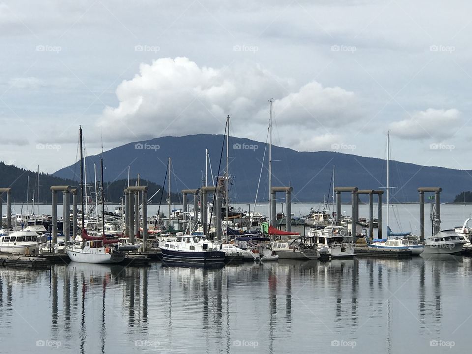 Sailboats in Juneau 