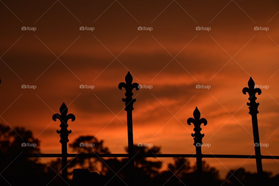 Crosses at Sunset 
