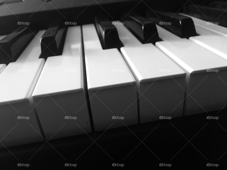 Piano closeup 