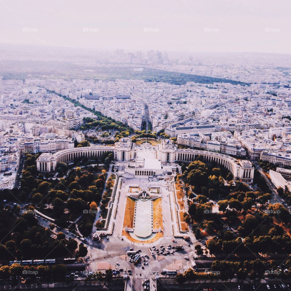 View from the top | Eiffel Tower 