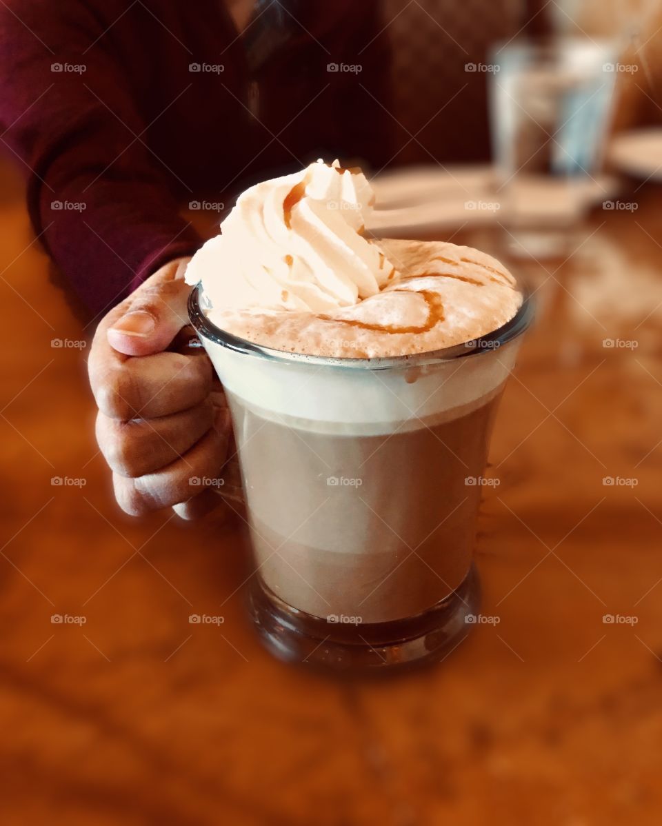 Caramel Macchiato Espresso Drink 