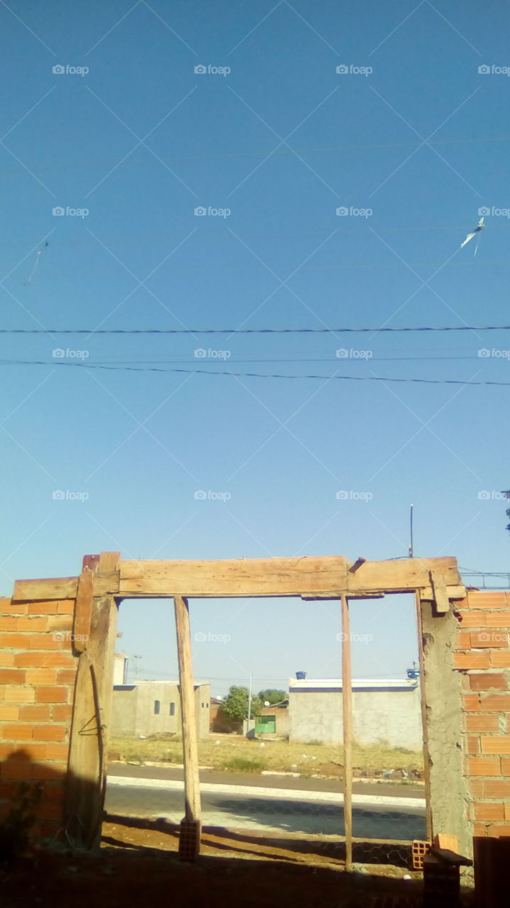 ceu azul com uma  vista esorbitante