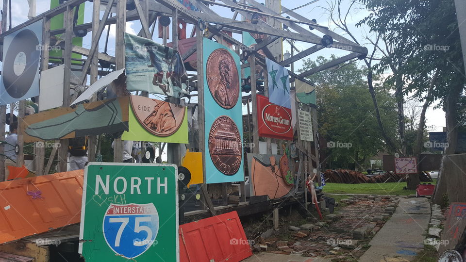 Urban Art, made to bring attention to the area