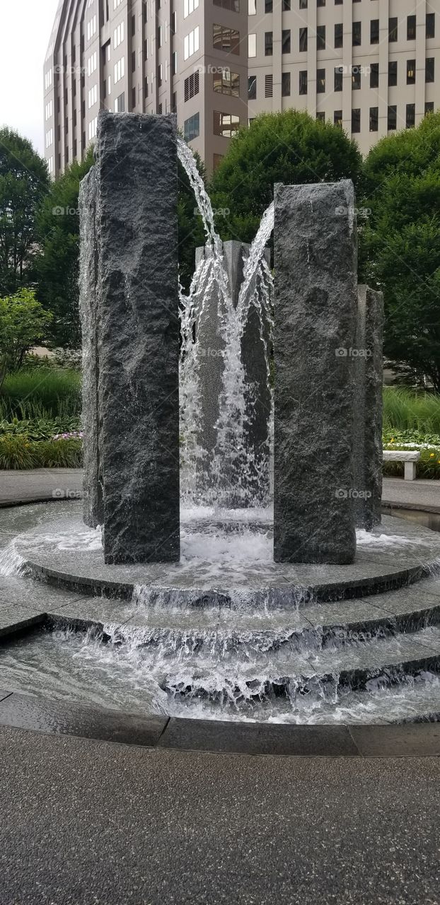 stone structure fountain