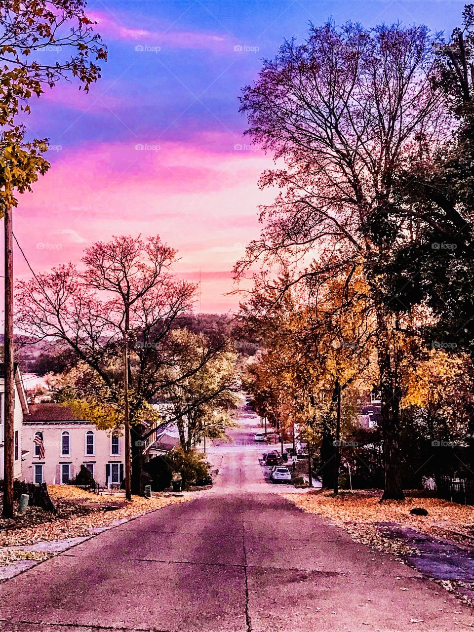 Fall in Beautiful Small Town Missouri