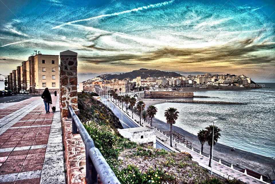 El mirador de la bahía sur de Ceuta segunda tonalidad