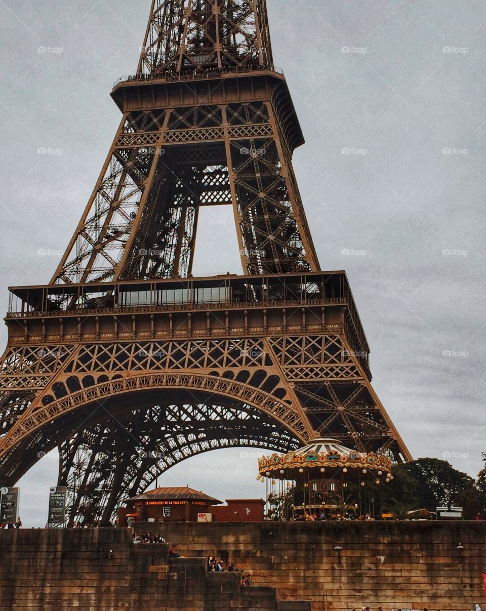 Carousel at the Eiffel Tower, Paris 