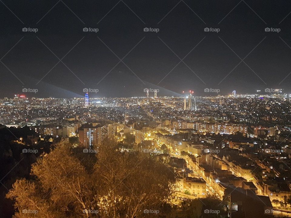 Barcelona by night