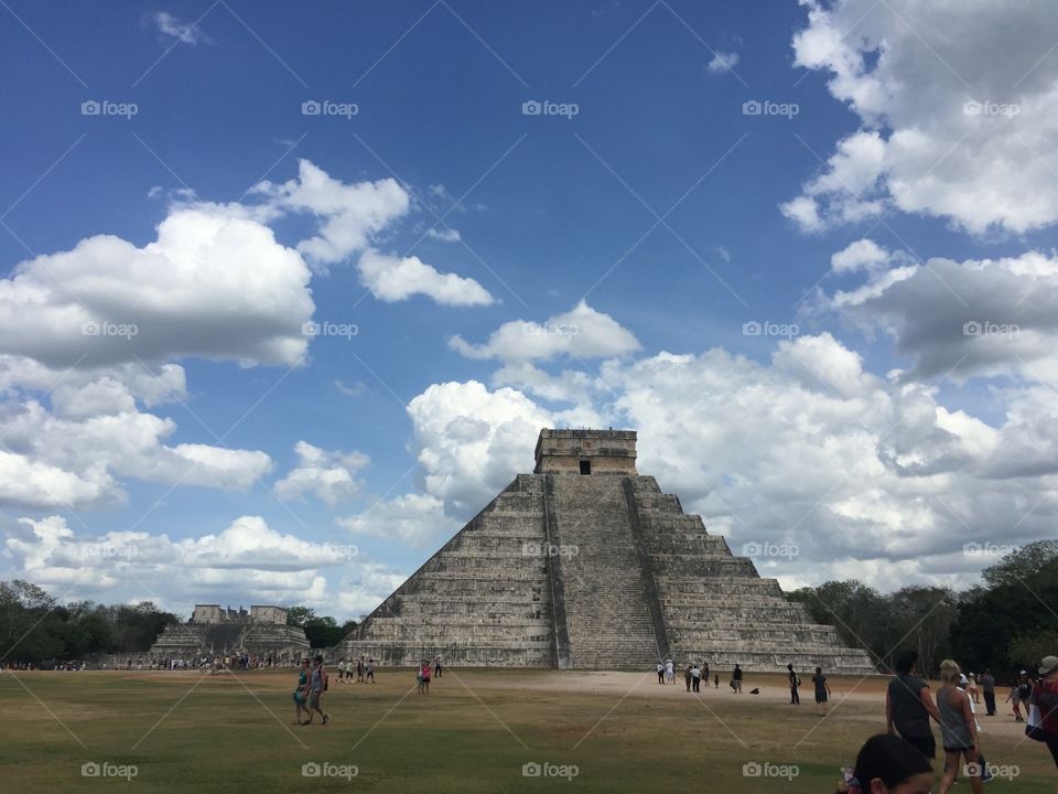 Aztec pyramids