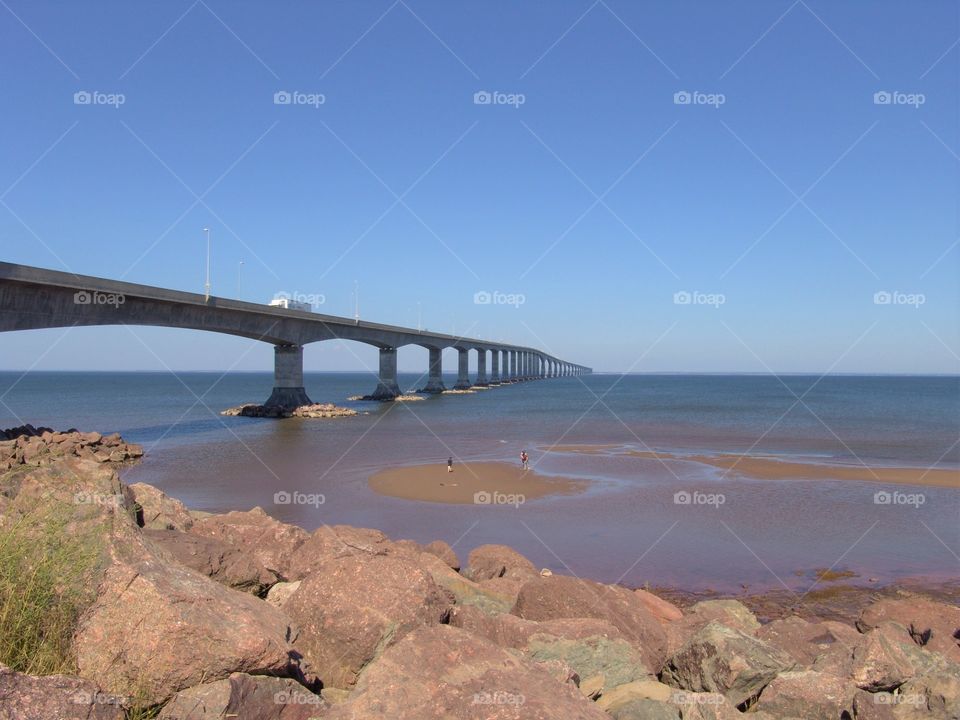 Confederation bridge to Prince Edward Island 