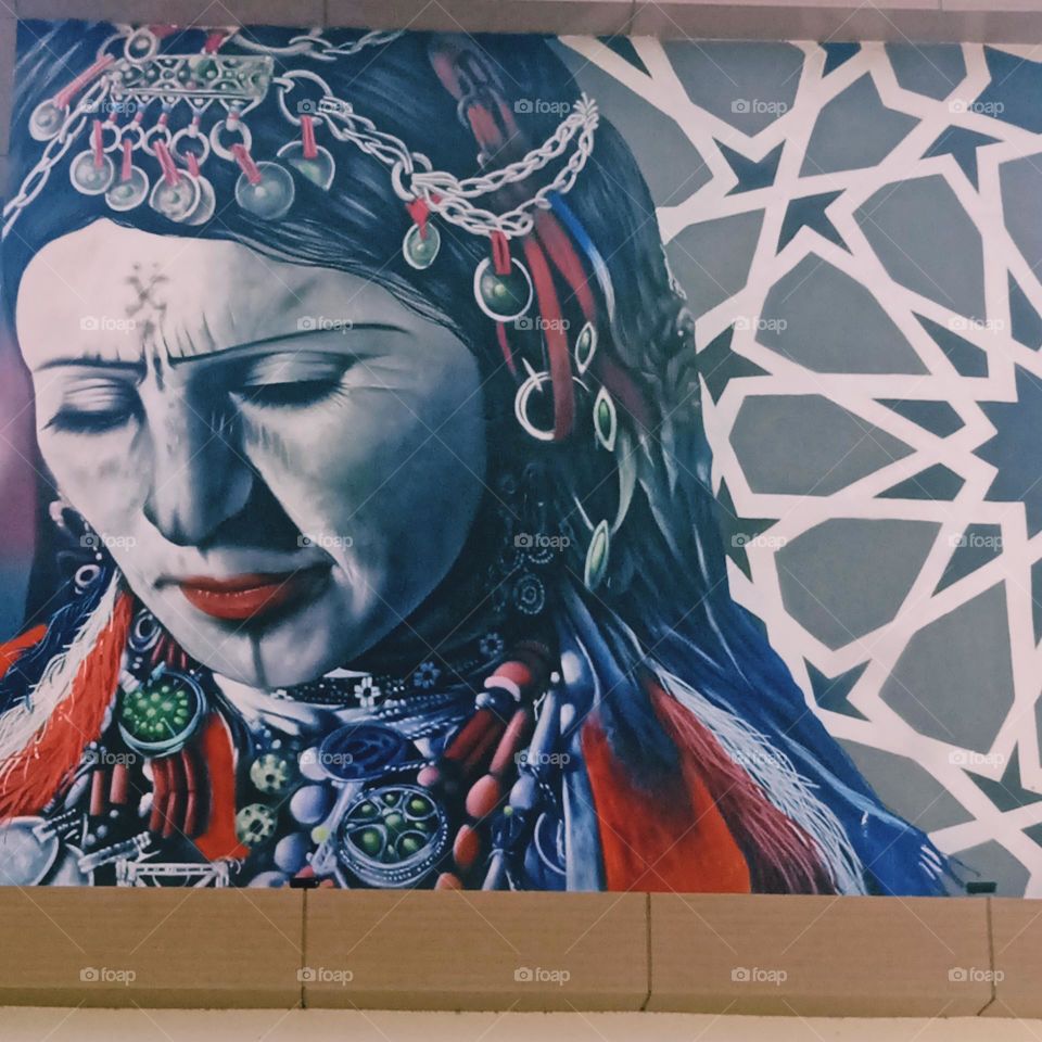 amazigh woman , Moroccan culture