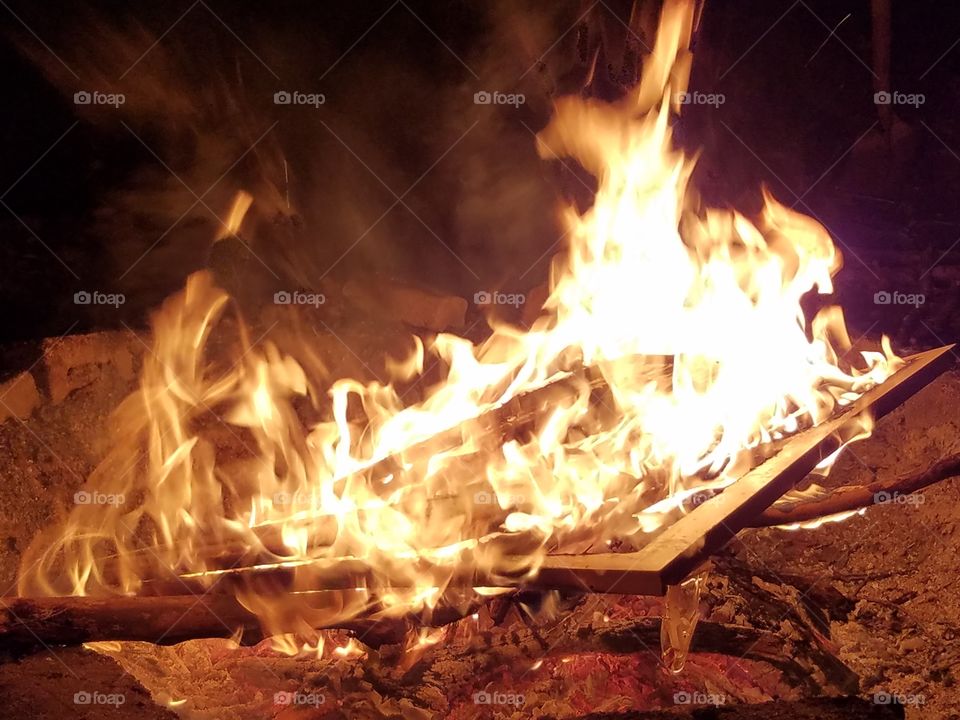 Bond fire, Kalkaska MI