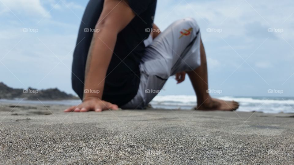 sit on sand