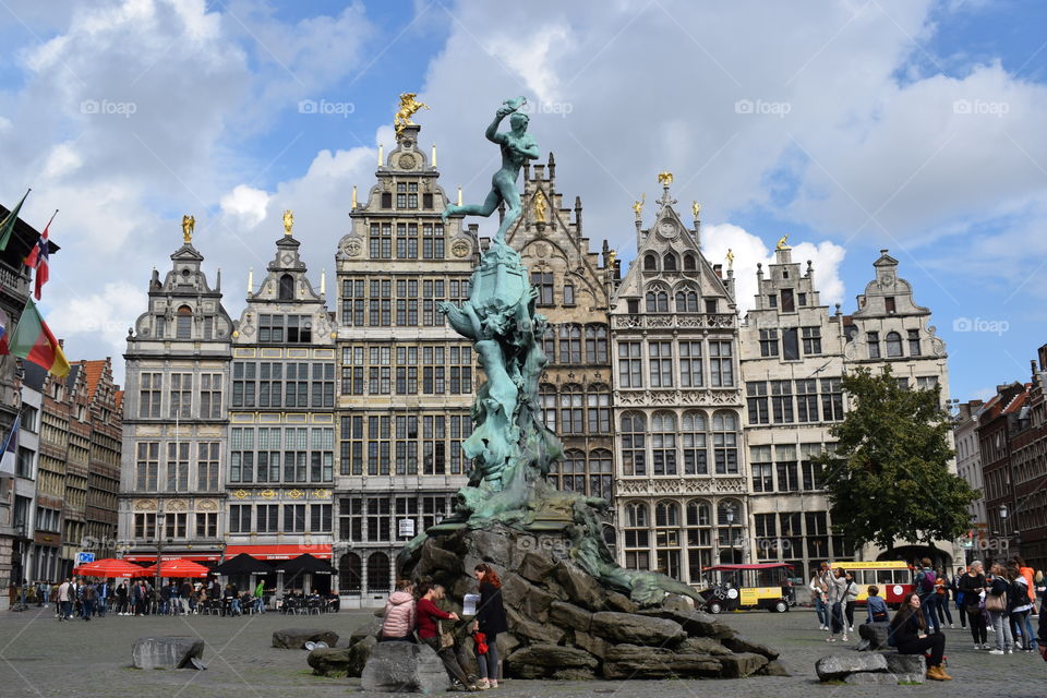 Antwerp city center 
