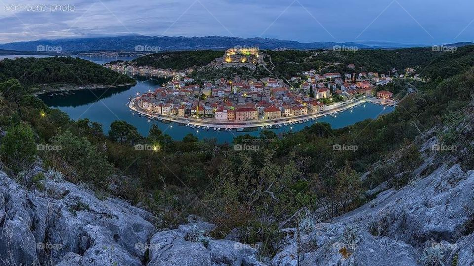 Beautiful view from Novigrad Panorama