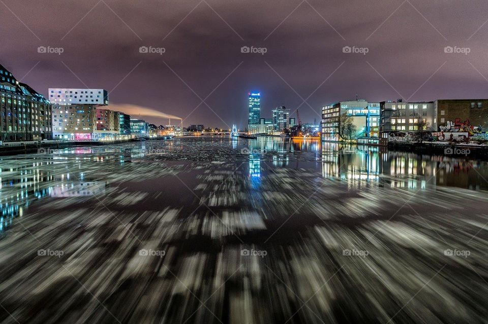Ice on the Spree, Berlin