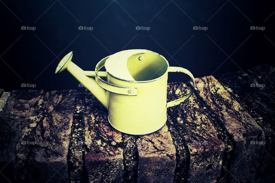 Watering can. Garden