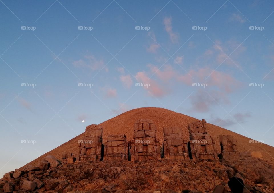 Evening at Nemrut Mountain