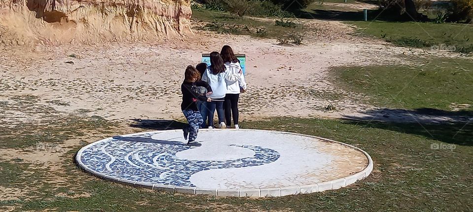 Mosaico en parque