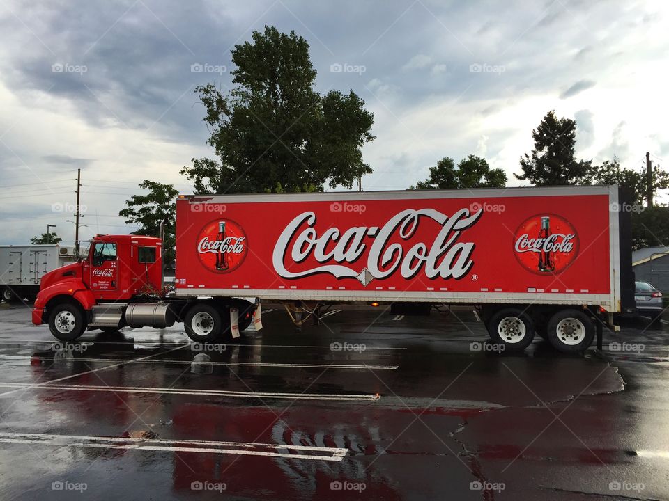 Coke truck. Coke truck