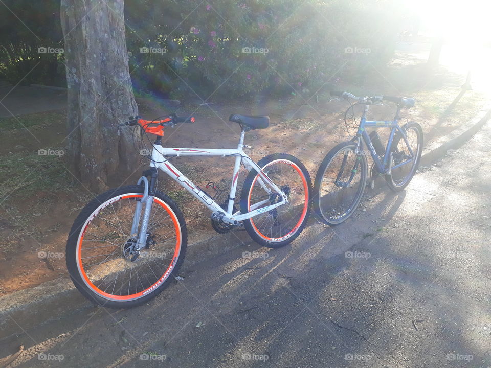 my bike in park
