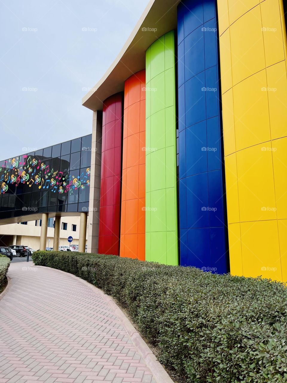 Children’s Hospital Colored façade 
